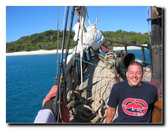32 Anfahrt auf Whithaven Beach
